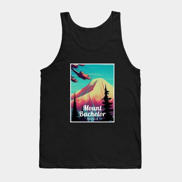 Mount Bachelor Oregon United States ski Tank Top by UbunTo